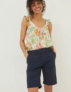 FatFace Falmouth Bermuda Chino Shorts Navy Hot