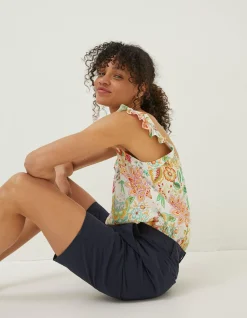 FatFace Falmouth Bermuda Chino Shorts Navy Hot