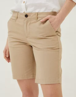 FatFace Falmouth Bermuda Chino Shorts Stone Hot