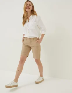FatFace Falmouth Bermuda Chino Shorts Stone Hot