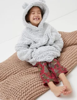 FatFace Family Snuggle Hoodie Grey Marl Best