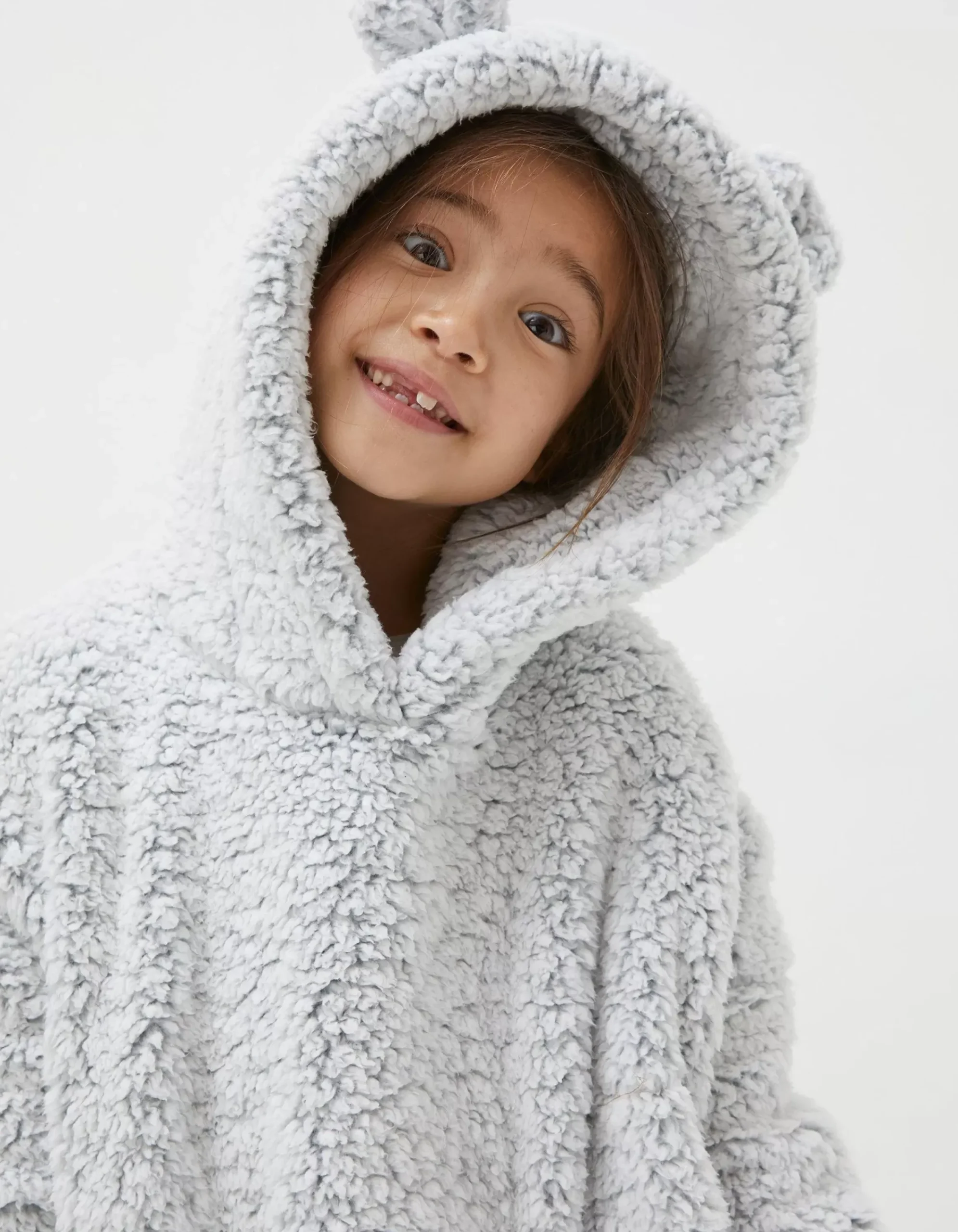 FatFace Family Snuggle Hoodie Grey Marl Best