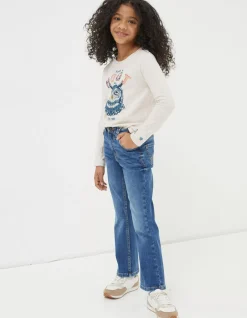 FatFace Farley Flared Denim Jeans Denim Blue Online