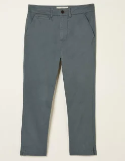 FatFace Farnham Cropped Chinos Teal Green New
