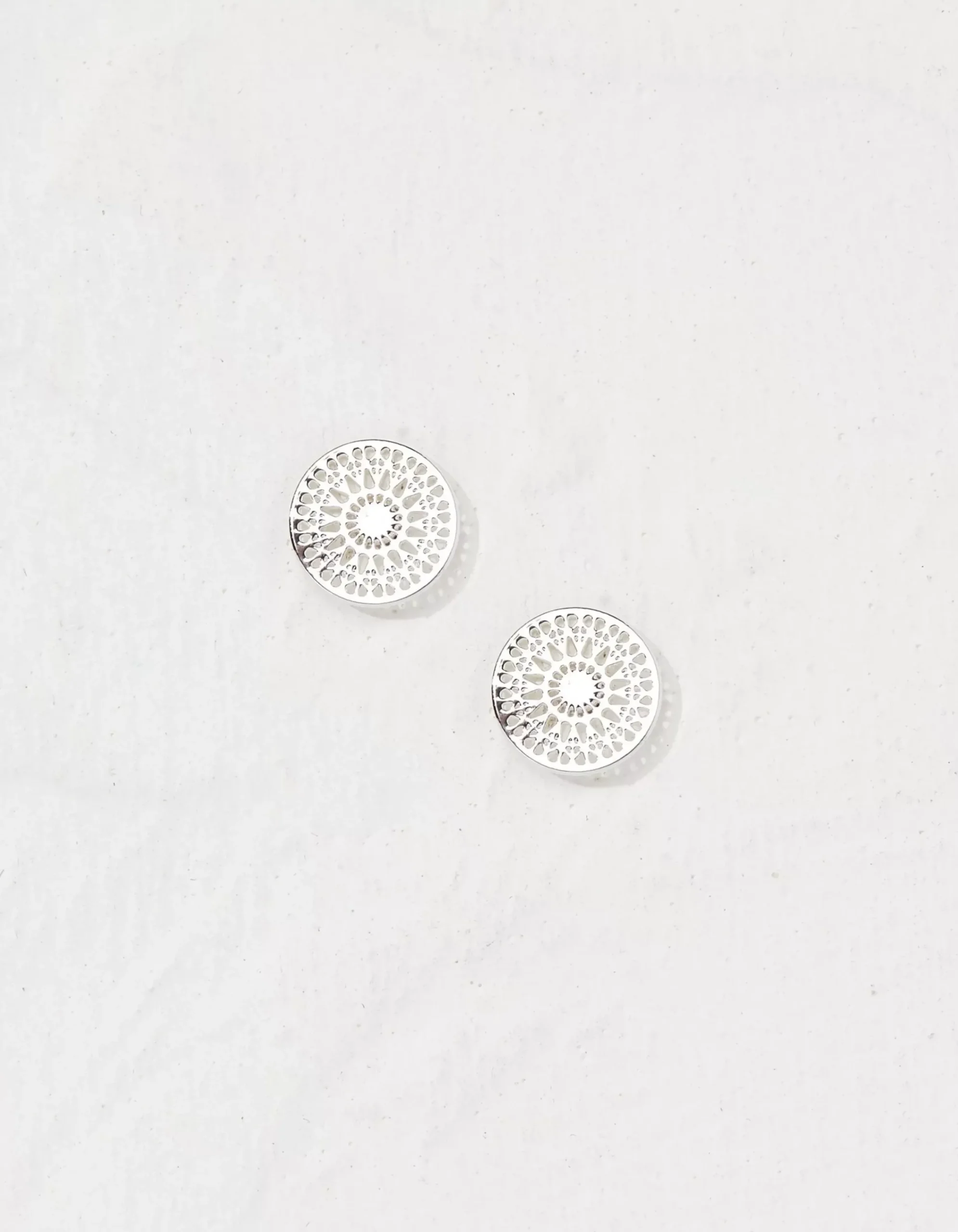 FatFace Filagree Studs Silver New