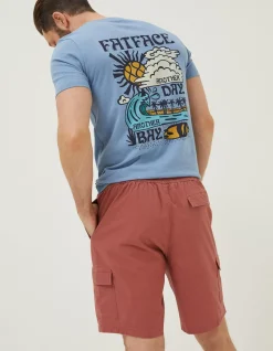 FatFace Filey Cargo Swim Shorts Terracotta Online