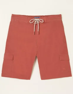 FatFace Filey Cargo Swim Shorts Terracotta Online