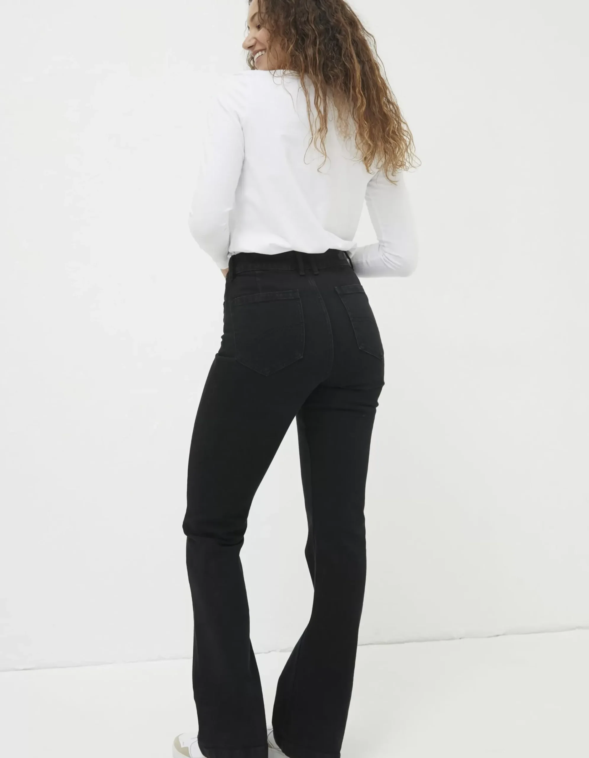 FatFace Fly Flare Jeans Black Best