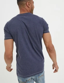 FatFace Fun Guys T-Shirt Navy Marl Best