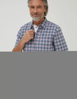 FatFace Galston Check Shirt Lilac Online