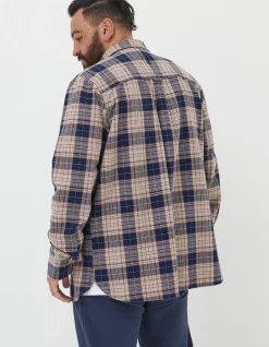 FatFace Glenwood Check Shirt Navy New