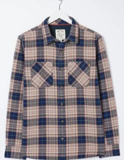 FatFace Glenwood Check Shirt Navy New