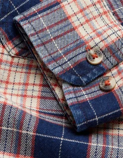 FatFace Glenwood Check Shirt Navy New