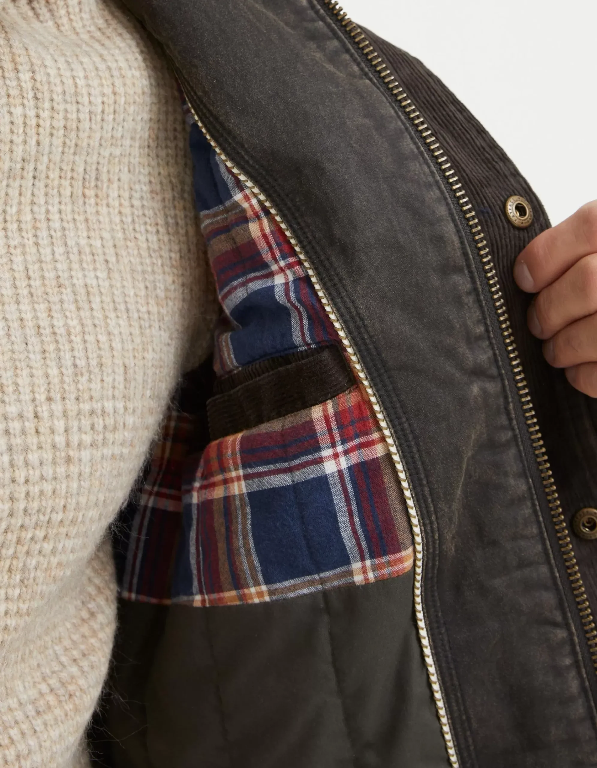 FatFace Hadley Hooded Jacket Brown Best