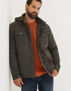 FatFace Hadley Hooded Jacket Brown Best