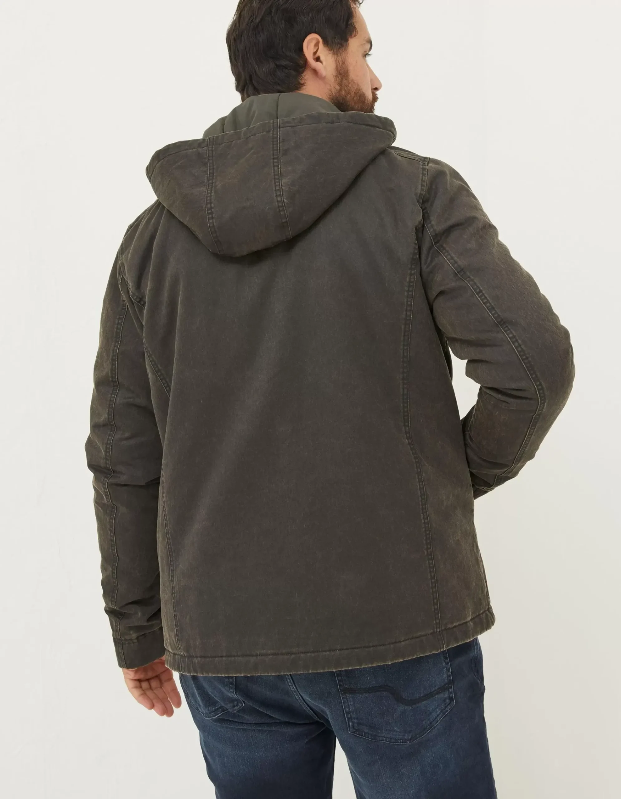 FatFace Hadley Hooded Jacket Brown Best