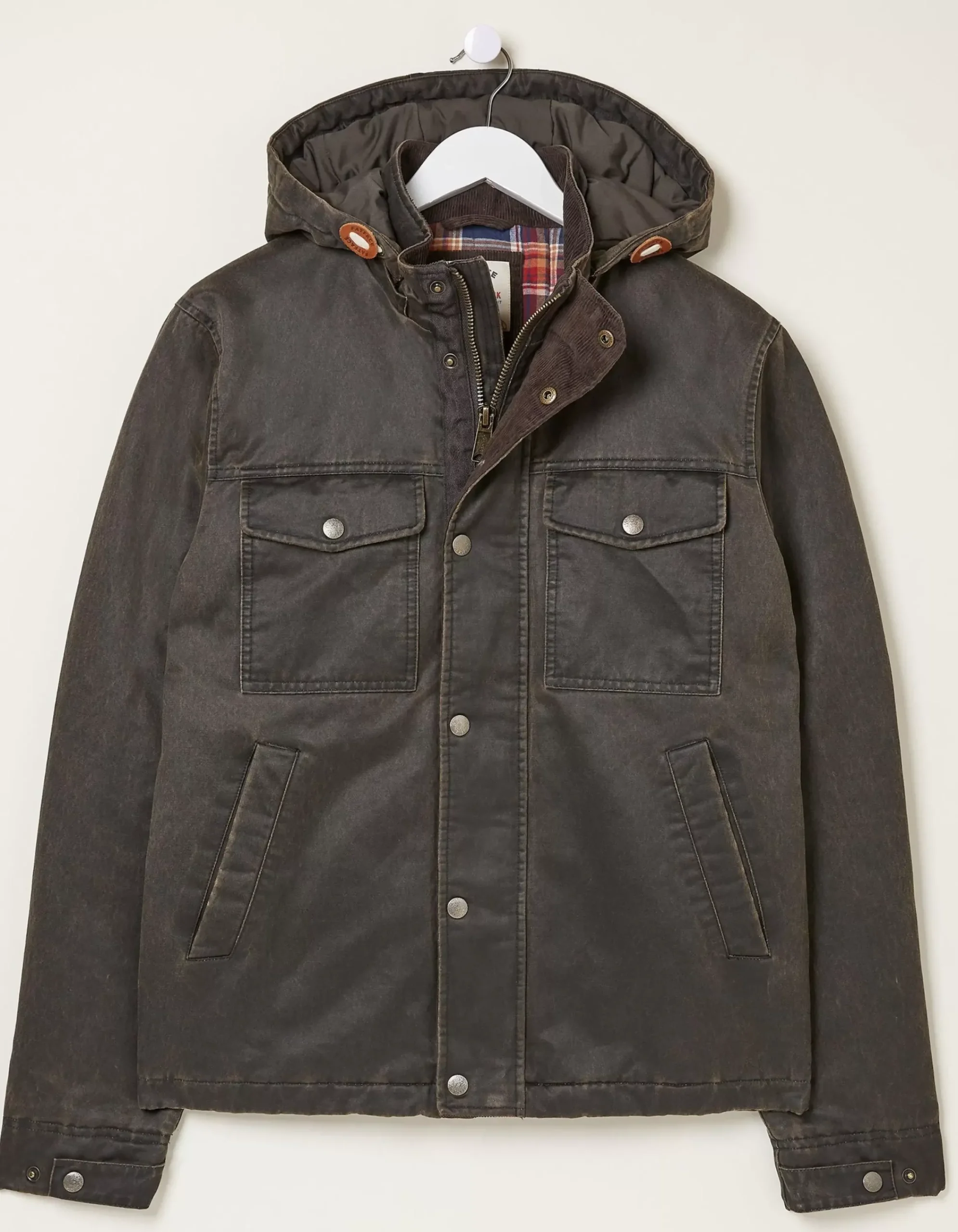 FatFace Hadley Hooded Jacket Brown Best