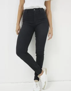 FatFace Harlow High Waist Skinny Jeans Washed Black