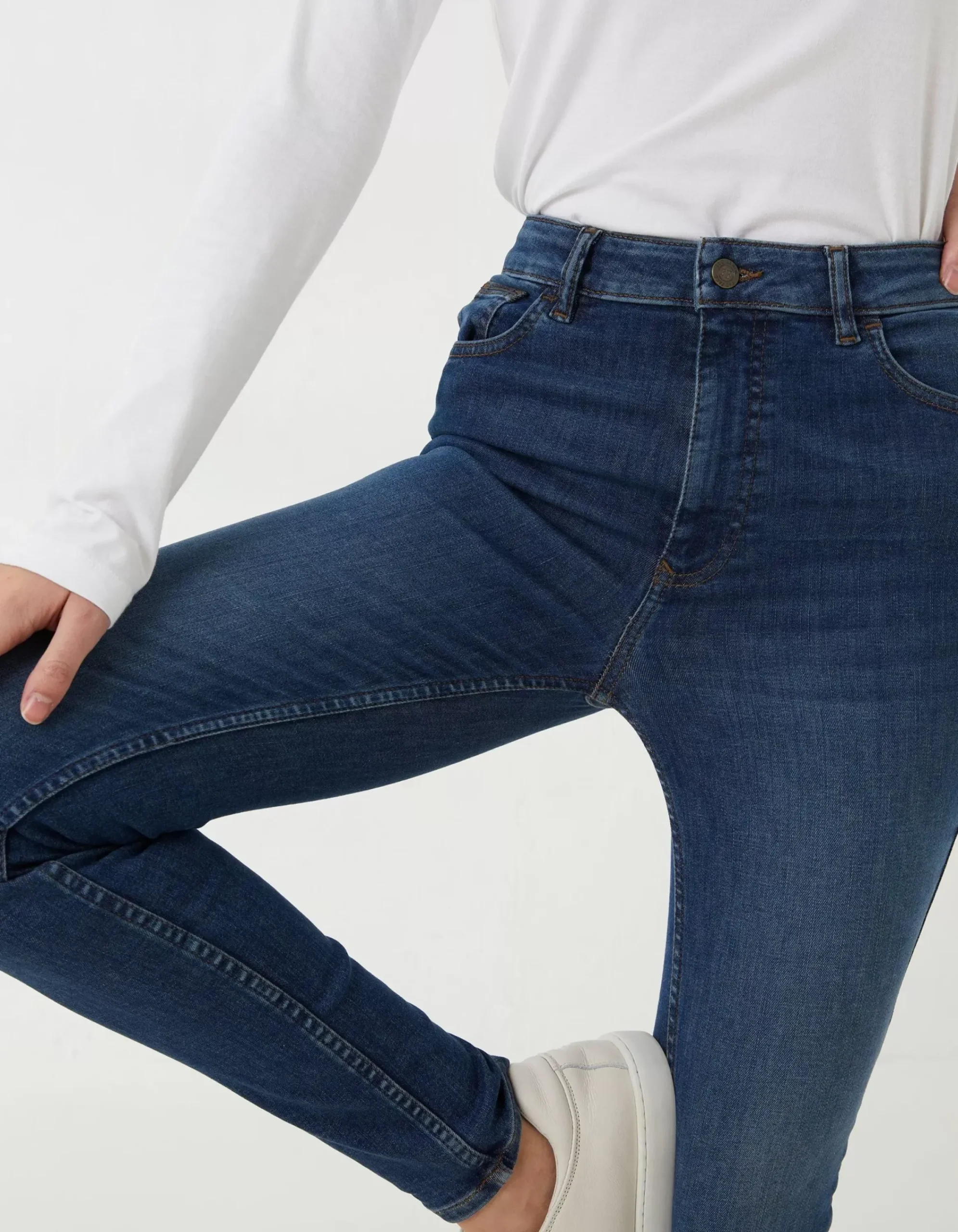 FatFace Harlow High Waist Stretch Skinny Jeans Bluevintage Best