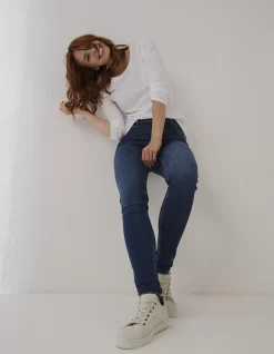 FatFace Harlow High Waist Stretch Skinny Jeans Bluevintage Best