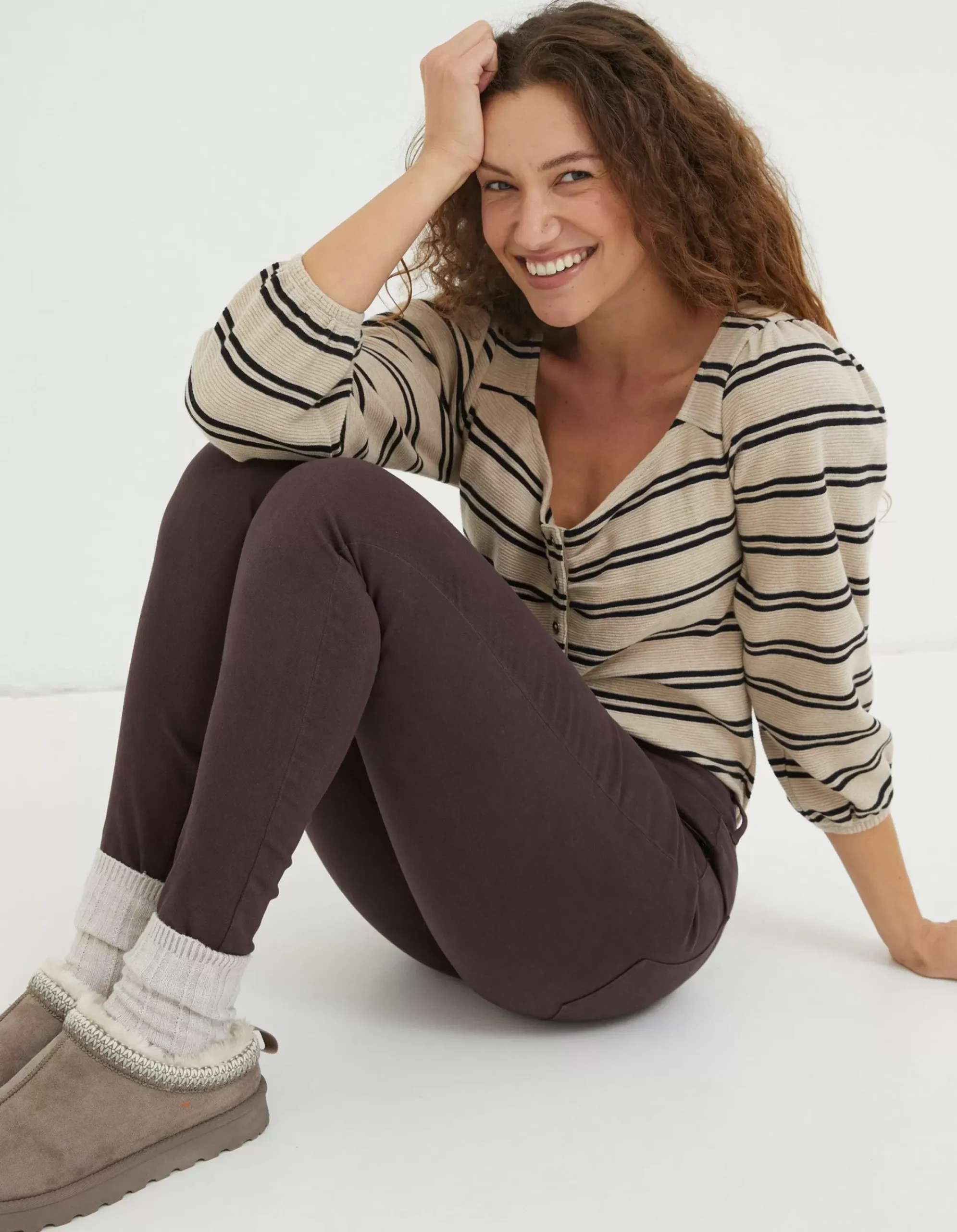 FatFace Harlow Jegging Purple Sale