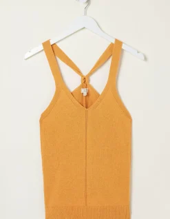 FatFace Harriet Halter Top Yellow