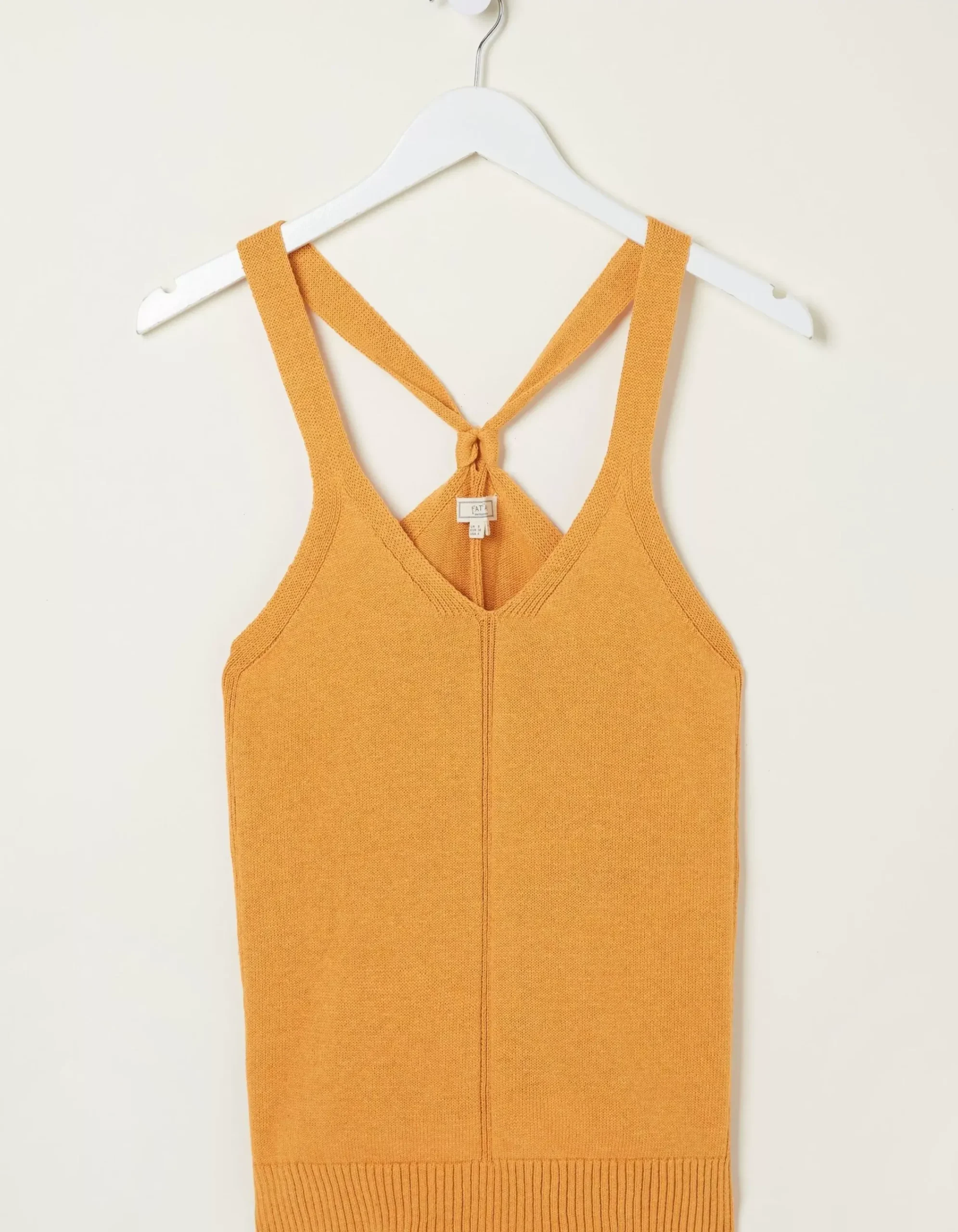 FatFace Harriet Halter Top Yellow