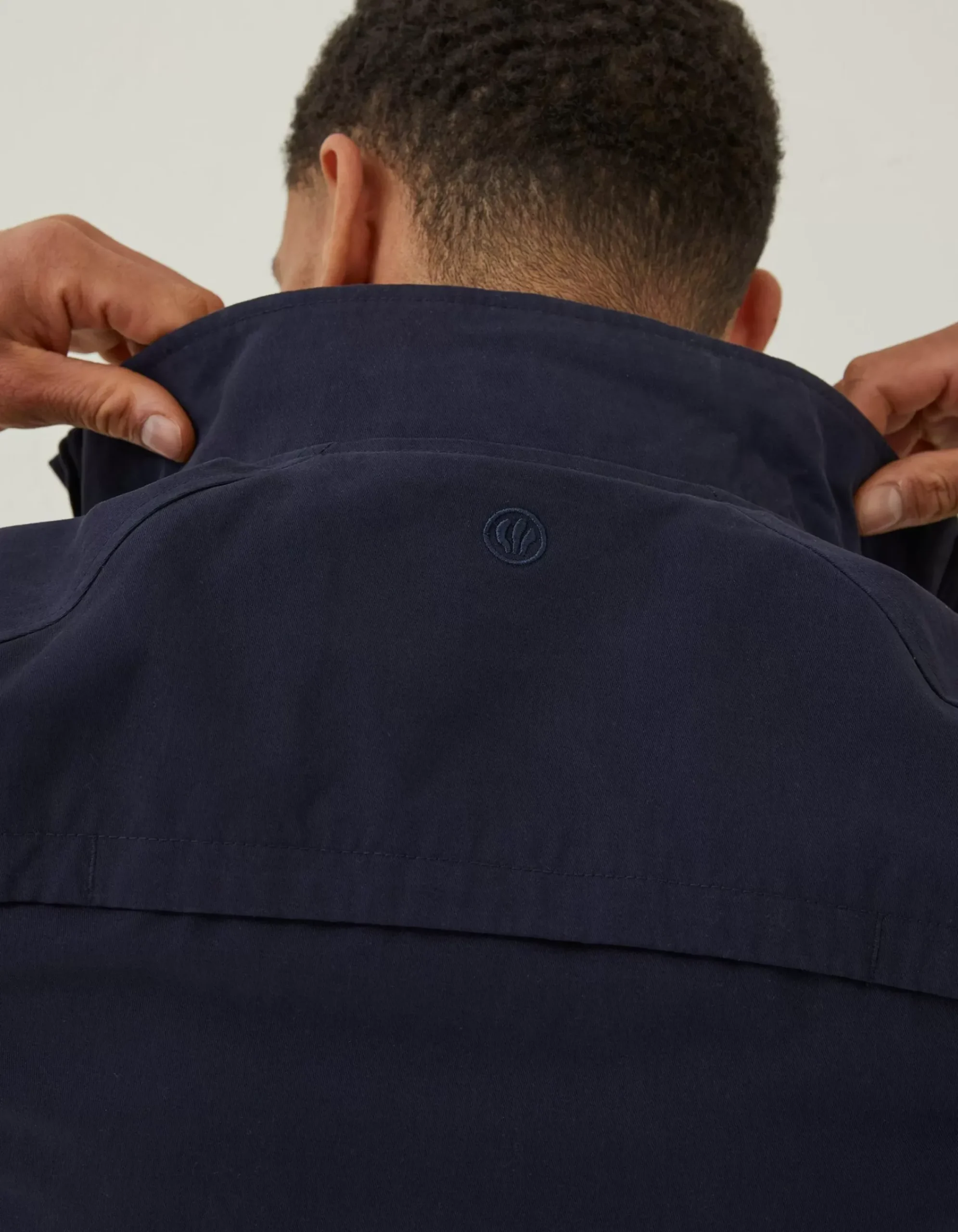 FatFace Harrington Bomber Jacket Navy Discount