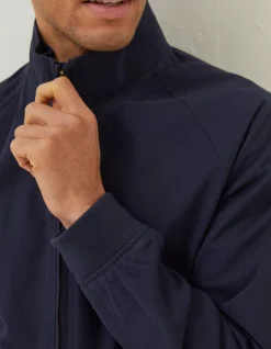FatFace Harrington Bomber Jacket Navy Discount