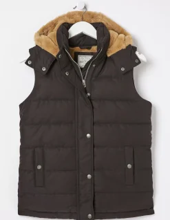 FatFace Hayley Gilet Black Hot