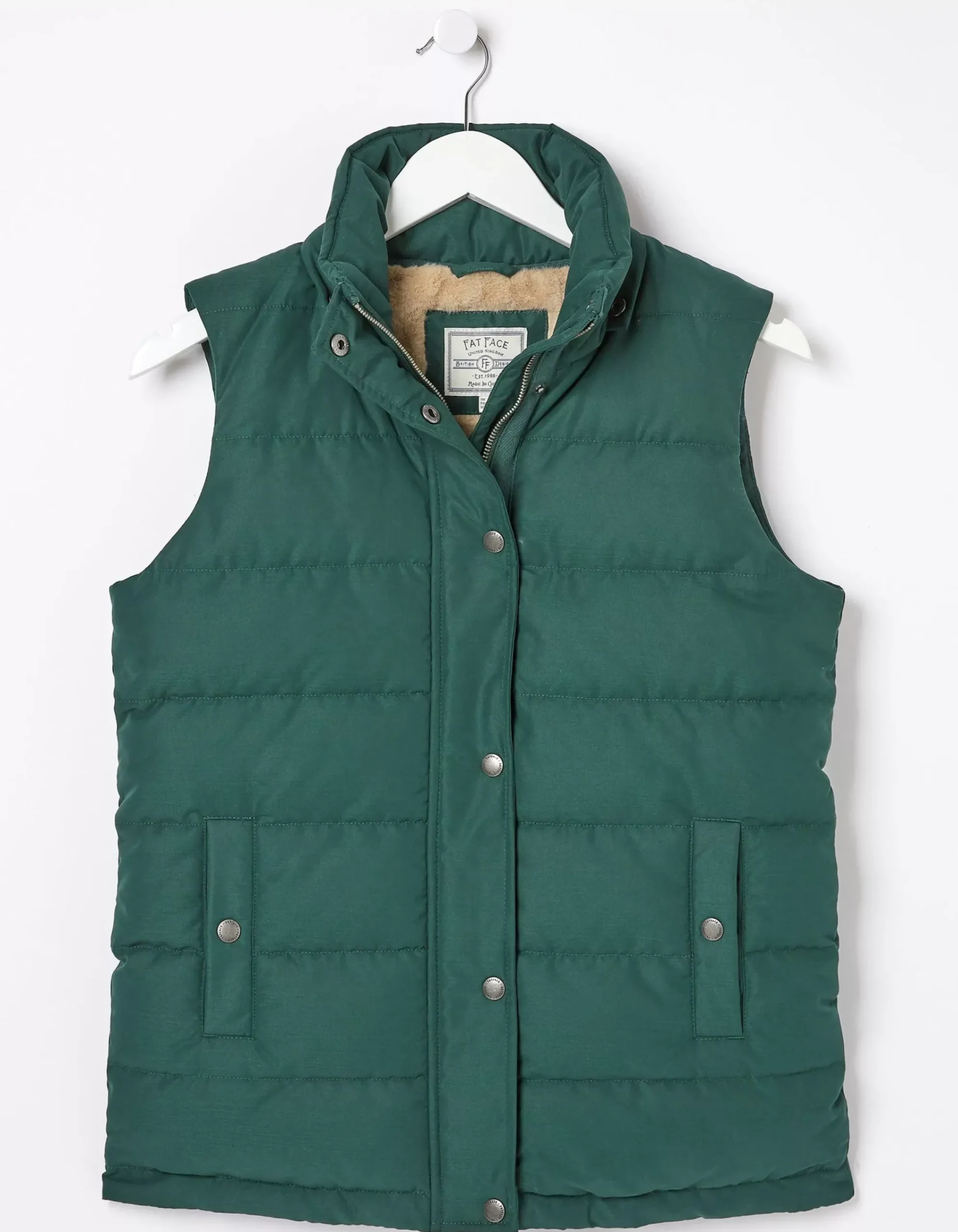 FatFace Hayley Gilet Dark Teal Discount