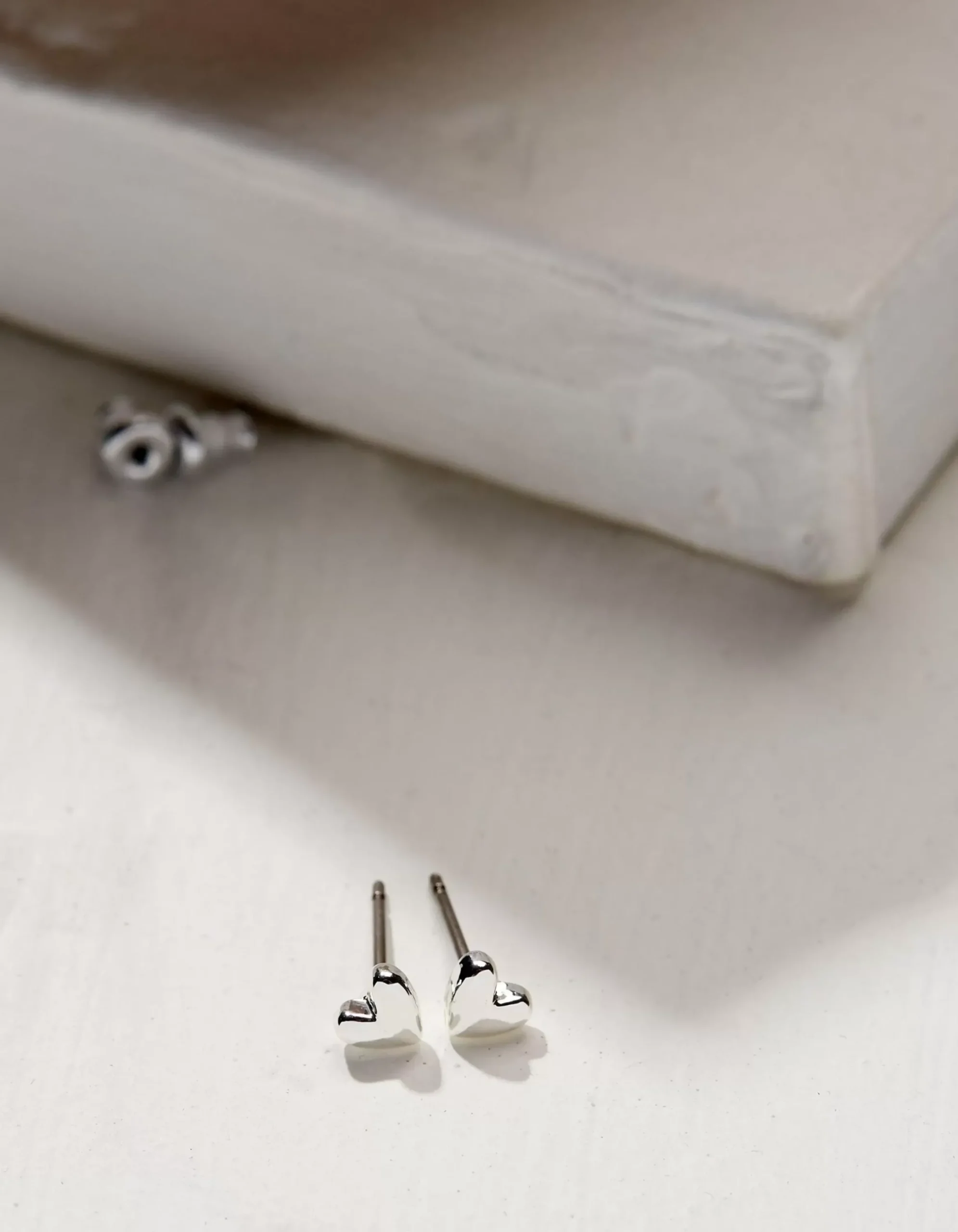FatFace Heart Studs Silver Online