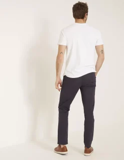 FatFace Heyshott Slim Stretch Chinos Navy Clearance