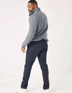 FatFace Heyshott Slim Stretch Chinos Navy Clearance