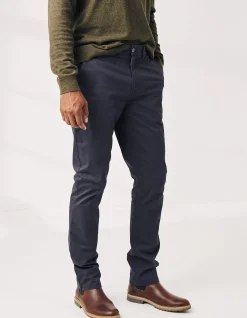 FatFace Heyshott Slim Stretch Chinos Navy Clearance