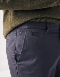 FatFace Heyshott Slim Stretch Chinos Navy Clearance