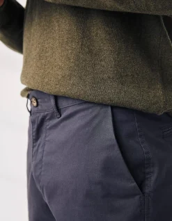 FatFace Heyshott Slim Stretch Chinos Navy Clearance