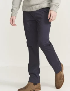 FatFace Heyshott Slim Stretch Chinos Navy Clearance