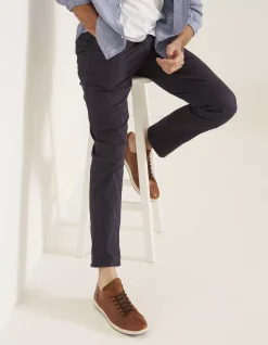 FatFace Heyshott Slim Stretch Chinos Navy Clearance