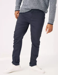 FatFace Heyshott Slim Stretch Chinos Navy Clearance