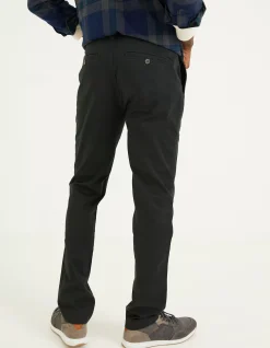 FatFace Heyshott Slim Stretch Chino Black Sale