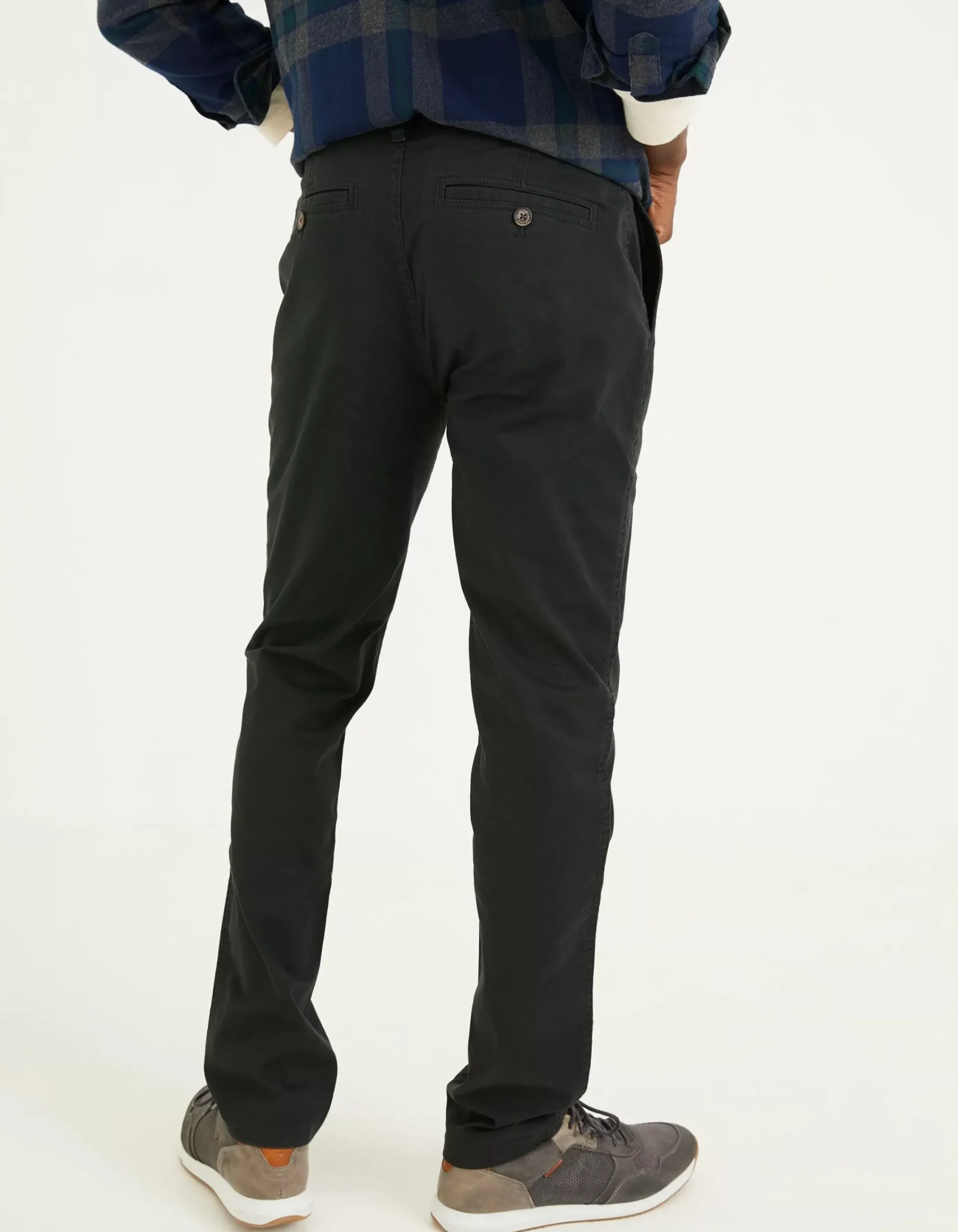 FatFace Heyshott Slim Stretch Chino Black Sale