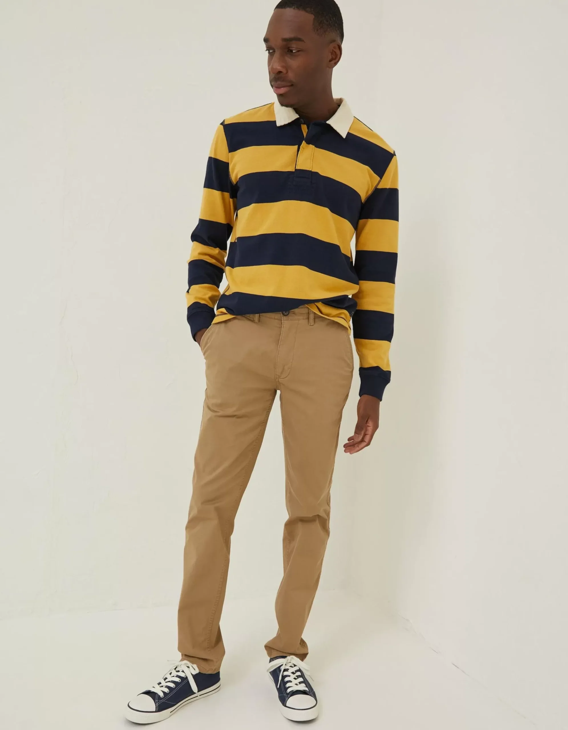 FatFace Heyshott Slim Stretch Chino Natural Sale