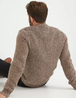 FatFace Hove Crew Jumper Natural Discount