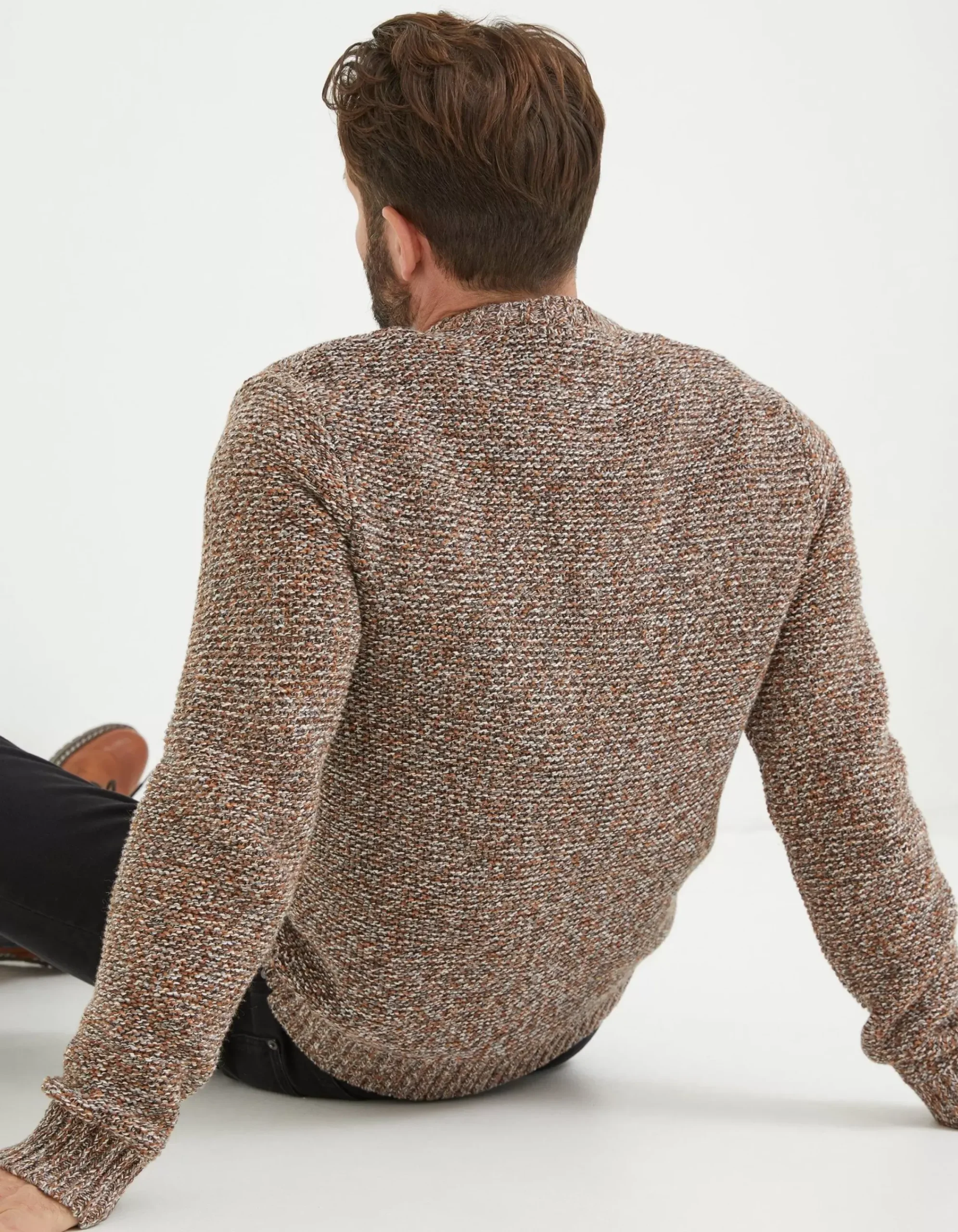 FatFace Hove Crew Jumper Natural Discount