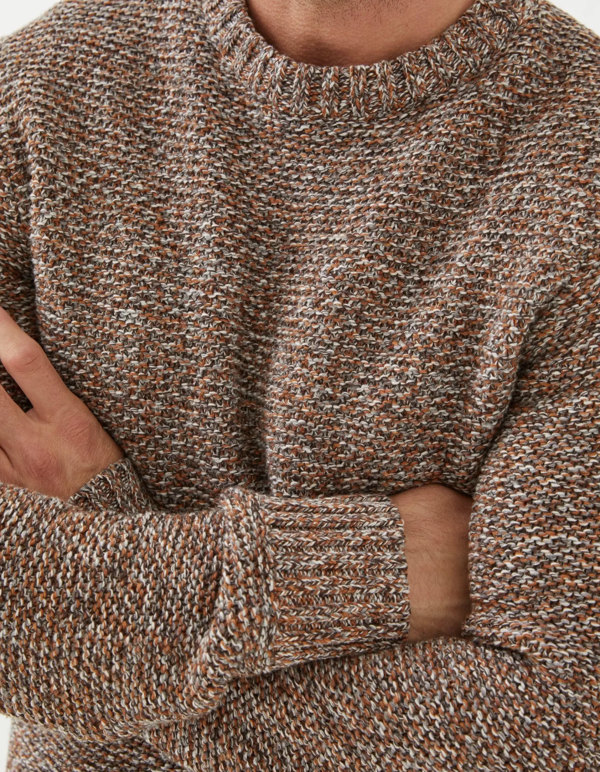 FatFace Hove Crew Jumper Natural Discount
