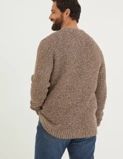 FatFace Hove Crew Jumper Natural Discount