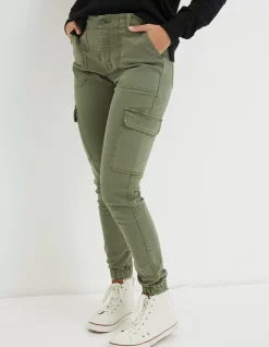 FatFace Hythe Cargo Trouser Green Outlet