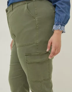 FatFace Hythe Cargo Trouser Green Outlet