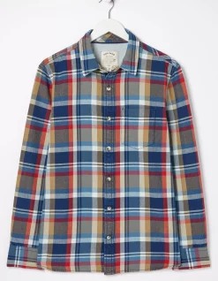 FatFace Ilford Check Shirt Blue Sale